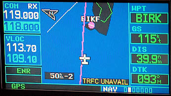 Ecran de navigation